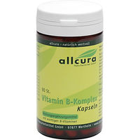 Produktbild von allcura Vitamin B-Komplex Kapseln 90 Stück