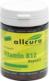 allcura Vitamin B12 Kapseln vegan vegetarisch 60 Stück – Bild 1 von 3