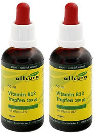 allcura Vitamin B12 Tropfen vegan und vegetarisch – Bild 1 von 3
