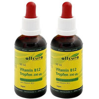 Produktbild von allcura Vitamin B12 Tropfen vegan und vegetarisch