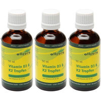 Produktbild von allcura Vitamin D3 + K2 Tropfen mit 1000 IE