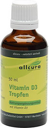 allcura Vitamin D3 Tropfen 50 ml – Bild 1 von 4