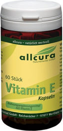 Allcura Vitamin E Kapseln 200 i.E. 60 Stück – Bild 1 von 4