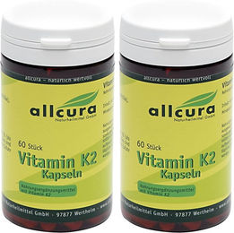 allcura Vitamin K2 MK-7 Kapseln 120 Stück – Bild 1 von 1
