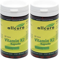 Produktbild von allcura Vitamin K2 MK-7 Kapseln 120 Stück