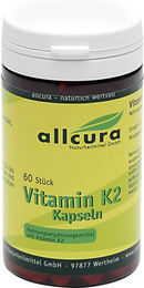 Allcura Vitamin K2 MK-7 Kapseln 60 Stück – Bild 1 von 4