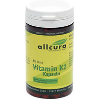 Produktbild von Allcura Vitamin K2 MK-7 Kapseln 60 Stück
