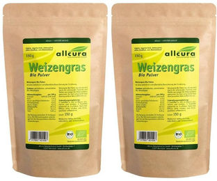 allcura Weizengras Bio-Pulver 150 g – Bild 1 von 3