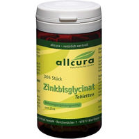 Produktbild von allcura Zinkbisglycinat Tabletten 365 Stück