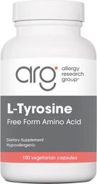 Allergy Research Group L-Tyrosine-100 Kapseln vegetarisch und glutenfrei – Bild 1 von 2