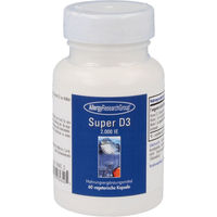 Produktbild von Allergy Research Group Super D3 Vitamin D3 2000 I.E. Kapseln 60 Stück glutenfrei