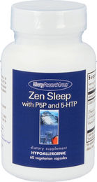 Allergy Research Group Zen Sleep Anti-Stress-Komplex vegetarisch und glutenfrei 60 Kapseln – Bild 1 von 2