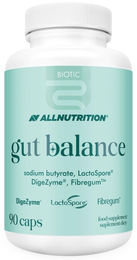 Allnutrition Biotic Gut Balance Kapseln mit Natriumbutyrat, Verdauungsenzymen und Probiotika 90 Stück – Bild 1 von 1