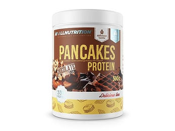 Allnutrition Delicious Line Protein Pancakes Fertigmischung Schokolade zuckerfrei 500g – Bild 1 von 3