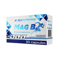 Produktbild von Allnutrition Mag B6 Magnesiumcitrat und Vitamin B6 Kapseln 30 Stück