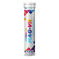 Produktbild von Allnutrition Mag-Vit Magnesium und Multivitamin-Mineralstoffkomplex Brausetabletten Zitrone 20 Stück