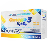 Produktbild von Allnutrition Omega 3 mit Vitamin K2 und D3 Kapseln 30 Stück