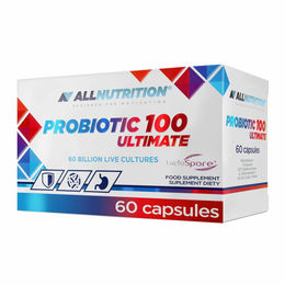 Allnutrition Probiotic 100 Ultimate Probiotikum mit Lacto Spore 60 Kapseln – Bild 1 von 4