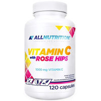 Produktbild von Allnutrition Vitamin C mit Hagebutte 1000 mg Kapseln 120 Stück für Sportler