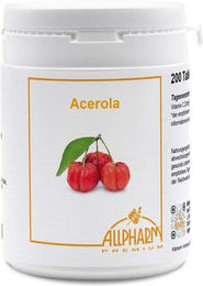 ALLPHARM Acerola Vitamin C Tabletten mit natürlichem Vitamin C aus Acerola und Hagebutte – Bild 1 von 1