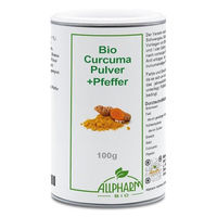 Produktbild von Allpharm Bio Curcuma mit Pfeffer Pulver vegan