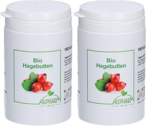 ALLPHARM Bio Hagebutte Kapseln vegan 150 Stück – Bild 1 von 1
