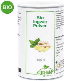 Allpharm Bio Ingwer Pulver vegan – Bild 1 von 1