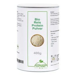 Allpharm Bio Reisprotein Pulver 400 g – Bild 1 von 1