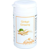 Produktbild von ALLPHARM Ginkgo Ginseng Premium Kapseln vegan 60 Stück