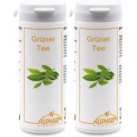 Produktbild von Allpharm Grüner Tee Kapseln vegan 180 Stück