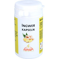 Produktbild von Allpharm Ingwer Kapseln 300 mg, 60 Stück, vegan, gluten- und laktosefrei