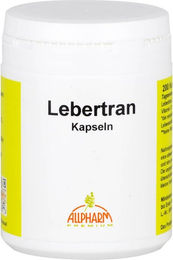 Allpharm Lebertran Kapseln 500 mg 200 Stück – Bild 1 von 1