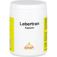 Produktbild von Allpharm Lebertran Kapseln 500 mg 200 Stück