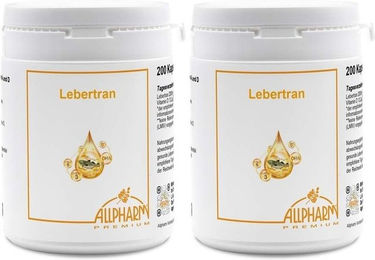 ALLPHARM Lebertran Kapseln 500 mg 200 Stück – Bild 1 von 1