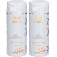 Produktbild von ALLPHARM MSM 500 mg Kapseln vegan