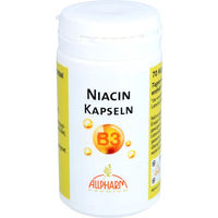 Produktbild von Allpharm Niacin Kapseln für Senioren sowie Schwangere und Stillende 70 Stück