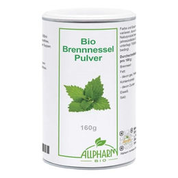 Allpharm Premium Bio Brennnessel Pulver 160 g – Bild 1 von 1