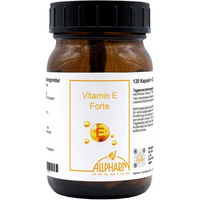 Produktbild von Allpharm Vitamin E Forte Kapseln vegan glutenfrei laktosefrei 120 Stück