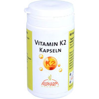 Produktbild von ALLPHARM Vitamin K2 MK-7 100 µg Kapseln vegan glutenfrei laktosefrei 60 Stück