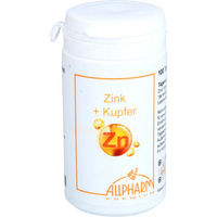Produktbild von Allpharm Zink Citrat Tabletten vegan glutenfrei laktosefrei 100 Stück