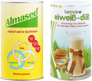 Almased Vitalkost und Formoline Eiweiss Diät Pulver vegetarisch – Bild 1 von 1
