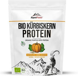 AlpenPower Bio Kürbiskern-Protein Pulver Vegan Neutral 600 g – Bild 1 von 1