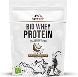 AlpenPower Bio Whey Protein Konzentrat Kokos Pulver ohne Zusatzstoffe – Bild 1 von 1