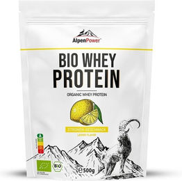 AlpenPower Bio Whey Protein Konzentrat Zitrone Pulver ohne Zusatzstoffe – Bild 1 von 1