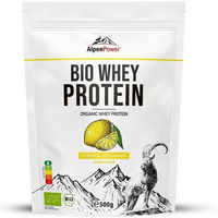 Produktbild von AlpenPower Bio Whey Protein Konzentrat Zitrone Pulver ohne Zusatzstoffe