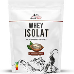 AlpenPower Native Whey Isolat Protein Pulver Schokolade – Bild 1 von 1