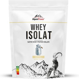 AlpenPower Native Whey Isolat Pulver Neutral 1000 g – Bild 1 von 1