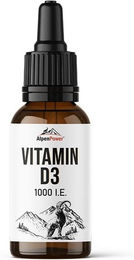 AlpenPower Vitamin D3 Tropfen 1000 IE ohne Zusatzstoffe – Bild 1 von 1
