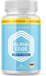 Alpha Edge Premium Forte Drive Kapseln mit Maca, L-Arginin, L-Citrullin und Zink, 60 Kapseln – Bild 1 von 2