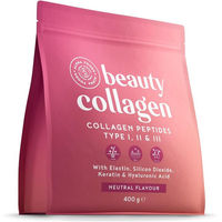 Produktbild von ALPHA FOODS Beauty Collagen Struktur Protein Pulver mit Typ I, II und III Kollagen